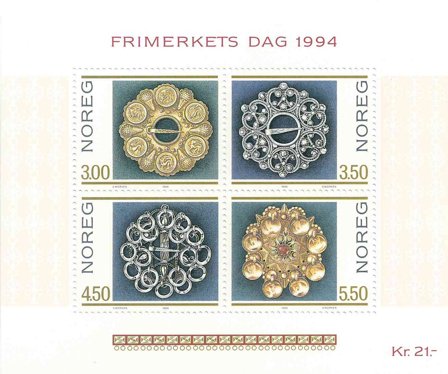 Norge - AFA 1163-66 - Miniark - Postfrisk