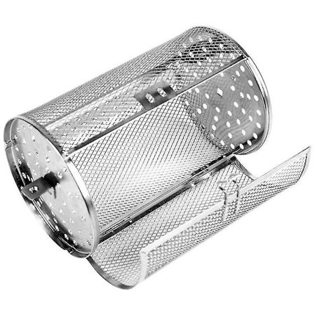 Elektrisk ugn universell passform kök nötter/jordnötter/kastanjer bakning rostfritt stål rotationsrostbur 23*14cm Hy