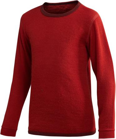 Woolpower - Kids Crewneck 200 lasten kerrastopaita - Punainen