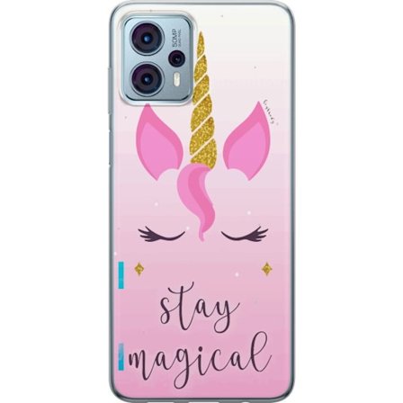 Yhteensopiva Puhelinkuori Motorola Moto G23 Yksisarvien kasvot