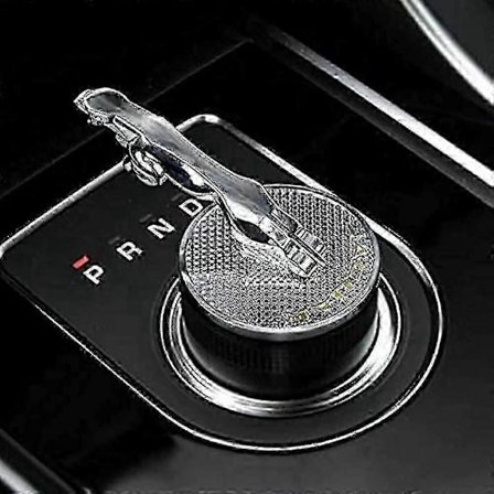 Metallinen vaihdekepin nuppikoriste Jaguar XF XE -malleille 3D-merkillä