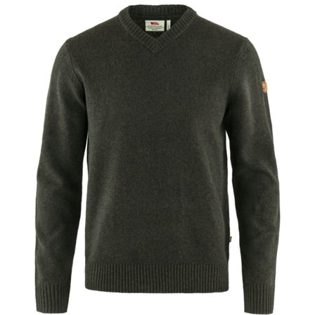 Fjällräven Men's Övik V-neck Sweater Men long-sleeved sweaters Green XS