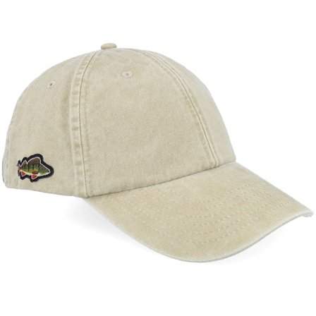 Skillfish - Beige unconstructed Cap - Tiny Perch Vintage Washed Stone Dat Cap / Unstructured @ Hatstore