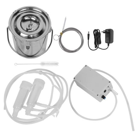 Ruostumattomasta teräksestä valmistettu 3 litran lampaanlypsykone tyhjiöpumpulla, EU-pistoke 100-240 V