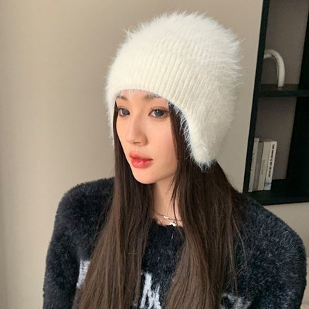 Vinter varme luer Uformelle stabling luer HVIT