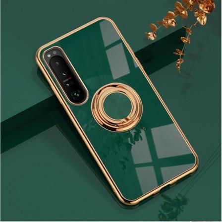 Xperia 10 V Elegant og støtsikker veske med ringholder Flawless Svart