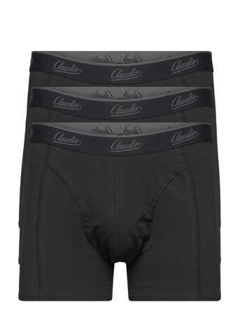 Claudio Trunk 3-Pack Boksershorts Svart Claudio