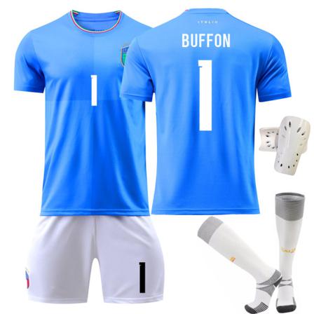 Qatar Fotbolls-vm 2022 Italien Fotboll Kit - Vit Blå 26