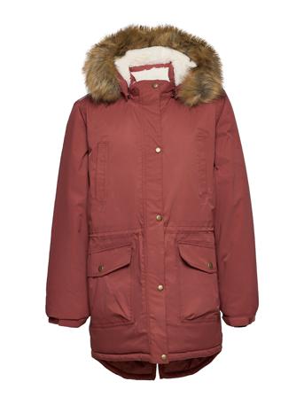 Tnvera Twill Nylon Parka Parka Jakke Rød The New