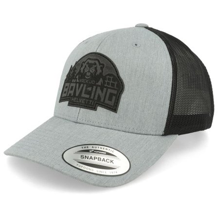 Scenes - Grå trucker Keps - Bävling Heather/Black Trucker @ Hatstore