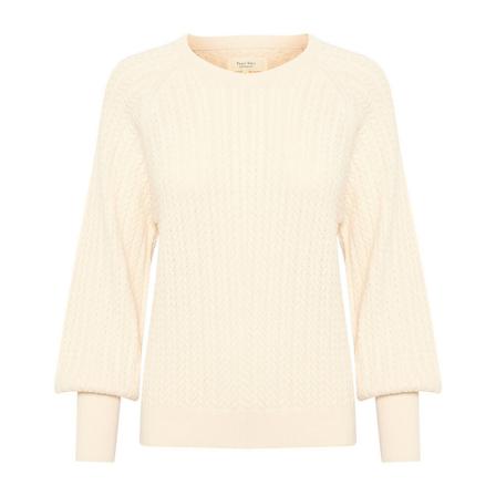 Part Two, Round-neck Knitwear Roze, Dames, Maat:L,Katoen