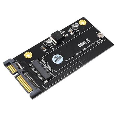 20+6 Pin Ssd till Sata 2,5 tums adapterkortkonverterare för X1 Carbon