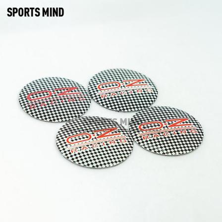 4 stk./parti 56mm Oz Racing Bilhjul Center Hub Cap Mærkat Bil Logo Emblem Mærkat Dekal Bil Styling Tilbehør