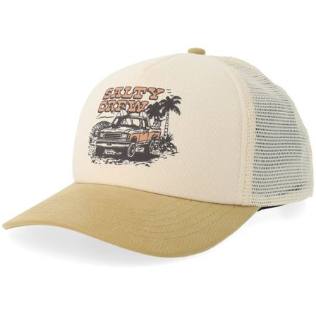 Salty Crew - Beige trucker Keps - Good Times Boys Offwhite/Khaki A-Frame Trucker @ Hatstore