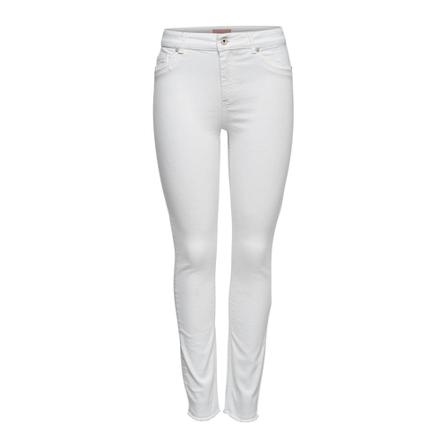 Only Skinny Broek , Wit , Dames , Maat: S L34