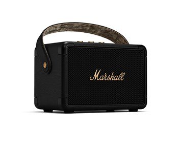Marshall Kilburn II - Black and Brass - Tuff Bluetooth-högtalare från Marshall