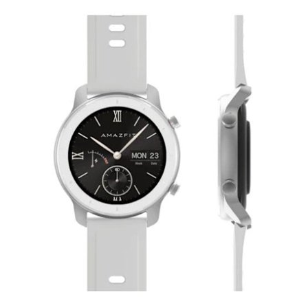 【14v】Amazfit GTR 42 MM Moonlight White -älykello