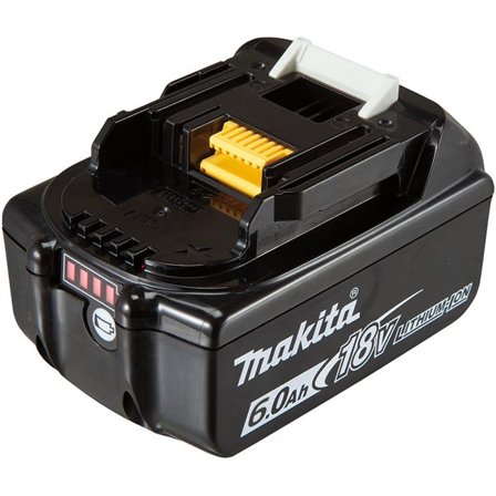 Makita BL1860B 18V 6,0Ah Batteri med indikator, Maskintilbehør & forbruk