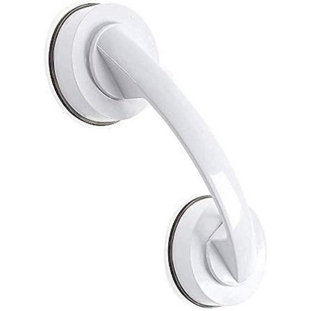 Super Power sugekop håndtag, hjælper greb håndliste trækker til badeværelse, bruser, skab, mini køleskab (hvid)