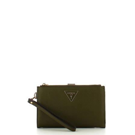 Guess Wallets Cardholders , Groen , Dames , Maat: ONE Size Portefeuilles