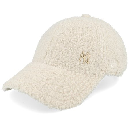 New Era - MLB Beige adjustable Cap - New York Yankees Womens Borg 9FORTY Stone Adjustable @ Hatstore