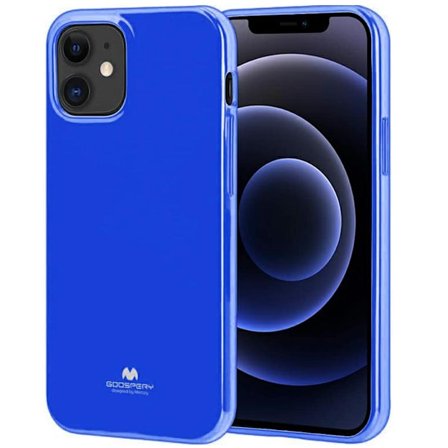 Jelly-fodral för iPhone 13mini |blå