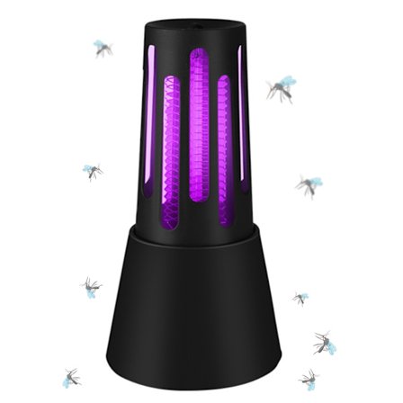 Bug Trap USB Oppladbar 360° Myggdreper LED Lanterne for Innendørs Utendørs Hjem Hage Terrasse Camping