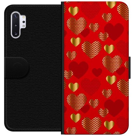 Yhteensopiva Lompakkokotelo Samsung Samsung Galaxy Note10+ GoldenHearts