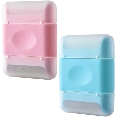 2 stk manuell anti-lo plukkebørste, bærbar lo fjerner