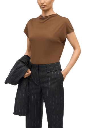 Tiger of Sweden Alitta Topp med Smal Passform Skjortor Dam Brun XS