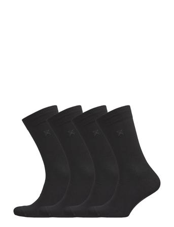 Jbs Of Dk Socks Bamboo 4-Pack Underwear Socks Regular Socks Svart JBS Of Denmark