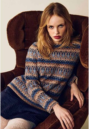 Jumperfabriken Celeste Jumper Tröjor Dam Blå XS