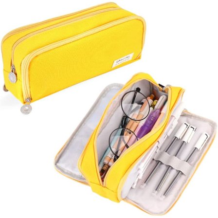 Stor kapasitet pennal, kosmetikkveske, pennal, penn penn H