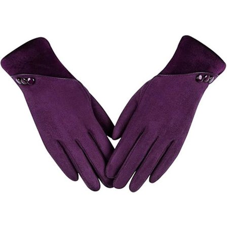 Naisten talviset lämpimät hanskat kosketusnäyttötoiminnalla, fleecevuoratut tuulenpitävät hanskat, 01