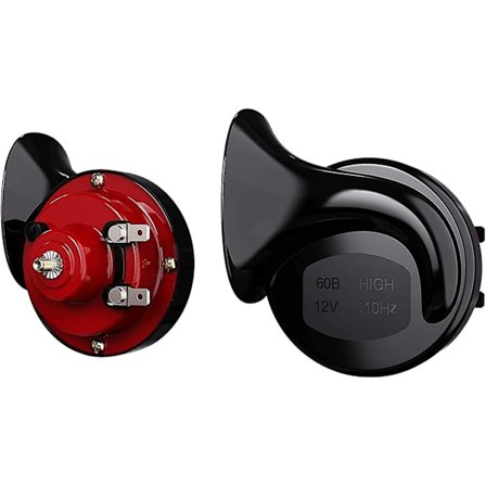 Dobbelt Tone Snegleformet Bilhorn, Universal 12v 300db Elektrisk Horn For Bil, Motorsykkel Og Elbil, Sett Med 2