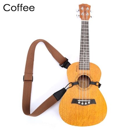 Ukulele Strap Guitar Accessories COFFEE