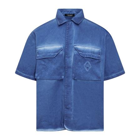 A-Cold-Wall Shirt , Blauw , Heren , Maat: S