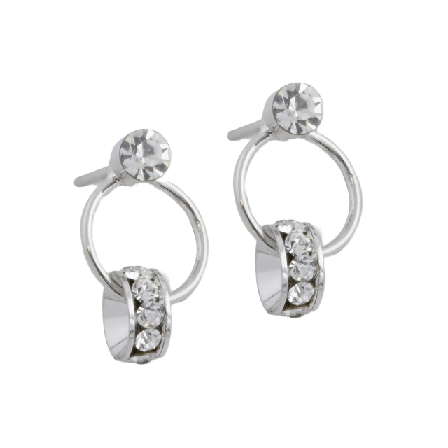 pfgSTOCKHOLM Cynthia Örhänge Örhängen Dam Silver ONESIZE