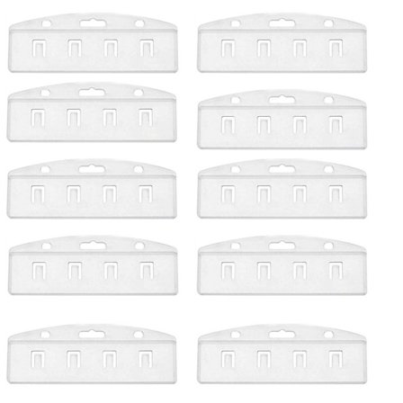 10stk Card Badge Holder Kortbeskyttere Passerer Protector Sleeve