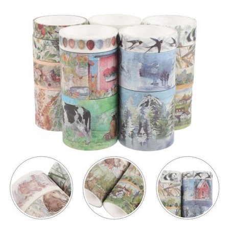 Låda med tejp set Washi tejp Dekor för Dekor Scrapbook DIY Anteckningsbok
