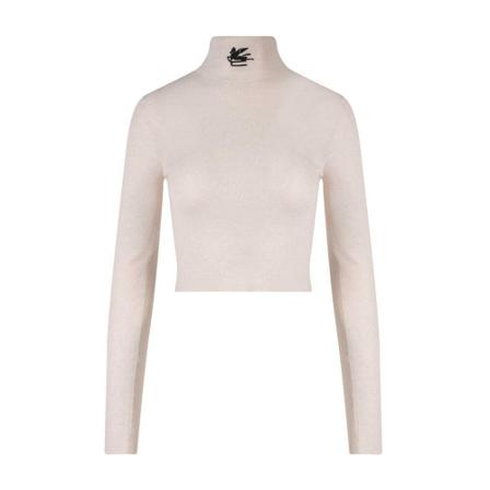 Etro, Turtleneck Beige, Dames, Maat:S