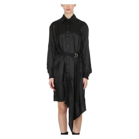 Diesel, Shirt Dresses Czarny, Kobieta, Rozmiar: S