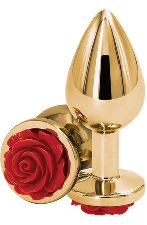 NS Novelties Rose Buttplug Medium Red - Woome.pl