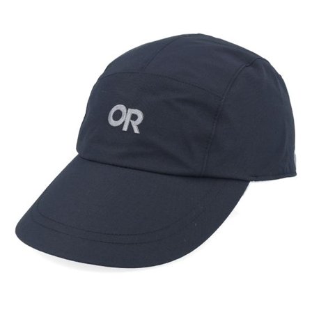 Outdoor Research - Svart 5panel Keps - Seattle Rain Cap Solid Black 5-Panel @ Hatstore