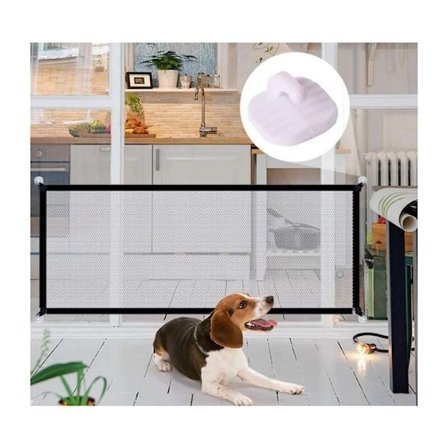 Magisk kjæledyrbarriere, sikkerhetsgjerde for kjæledyr, bærbar sammenleggbar netting magisk gjerde