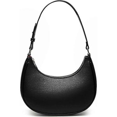 Retro Klassinen Hobo Clutch Olkalaukku Tote Clutch Käsilaukku Vetoketjulla Naisille