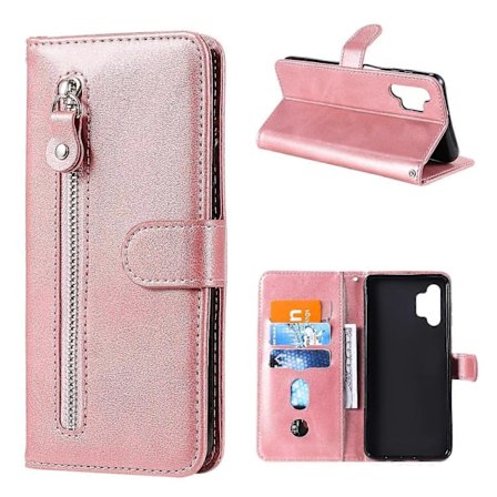 Vetoketjutasku Lompakko Nahkainen Jalustakotelo Samsung Galaxy A32 5G/M32 5G -puhelimelle