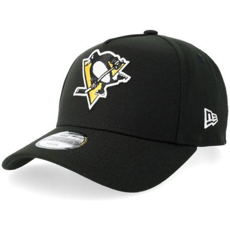 New Era - NHL Svart adjustable Keps - Kids Hatstore Exclusive x Pittsburgh Penguins 9FORTY Black A-frame Adjustable @ Hatstore
