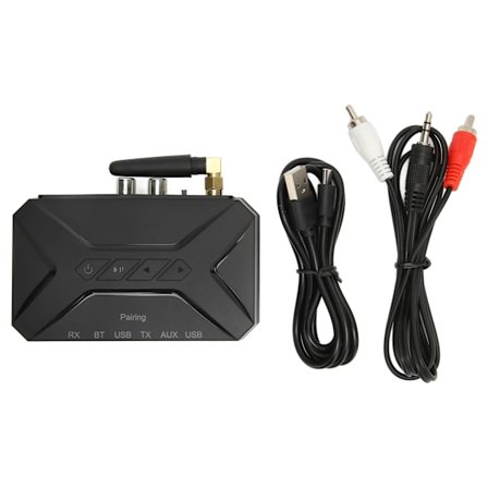 2 i 1 Bluetooth Ljudmottagare Sändare 50m RCA AUX 3.5mm USB Ljud Bluetooth Adapter för Ljudöverföring