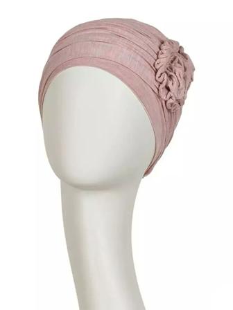 House of Christine Headwear HocLotus Turban Rose Melange, Tøj & Bolig, Hovedbeklædning, Turbans